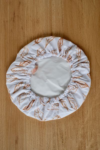 Шапочка для миски/кошика багаторазова, жовте листя 0252 фото
