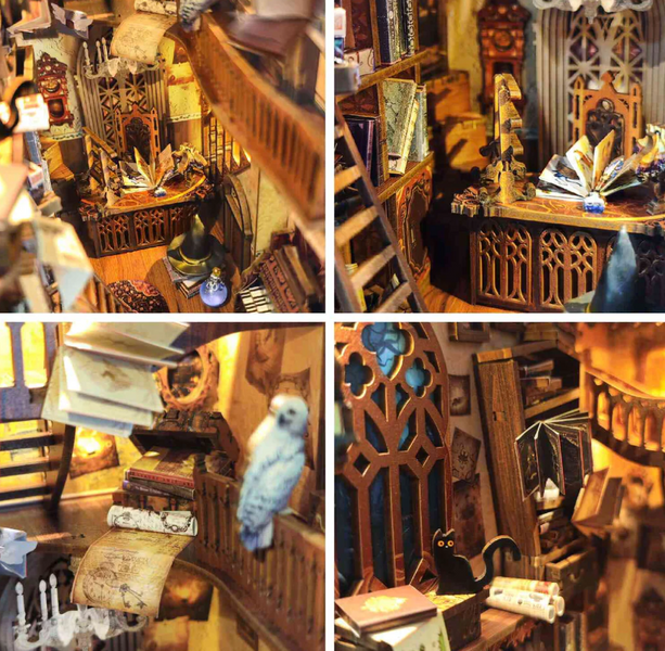 book nook Harry Potter Magic World (бук нук мініатюра для книжкової полиці) 0513 фото